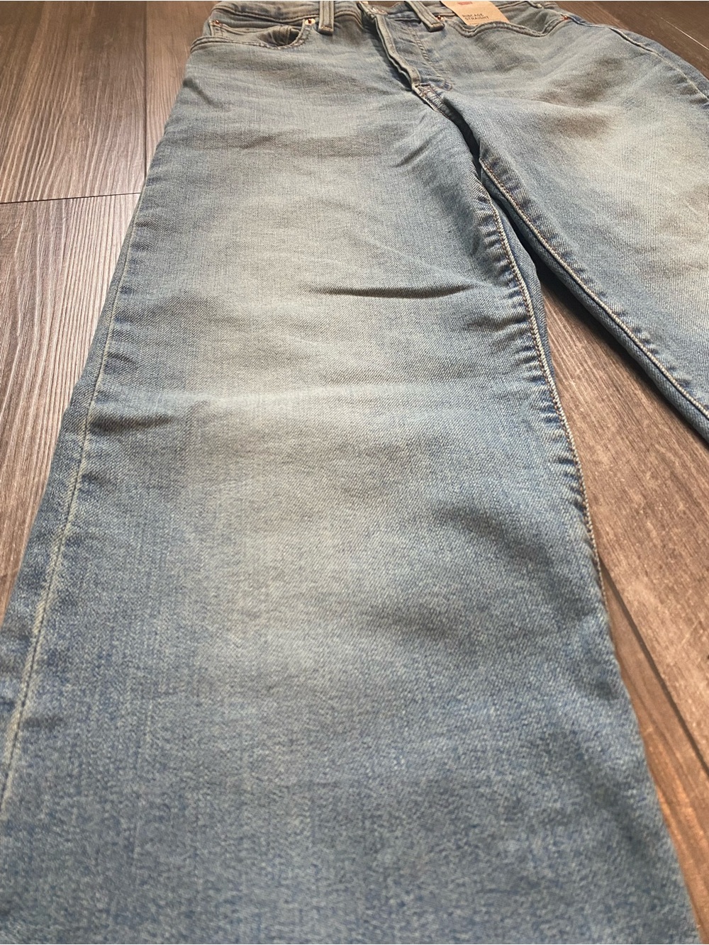 Levi's Ribcage Straight Denim High Rise Waist Jeans 27 New With Tags - Picture 4 of 8